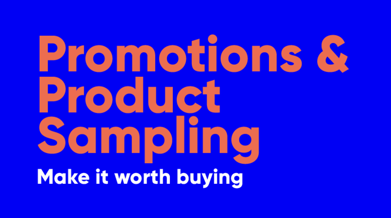 Promotions & Product Sampling